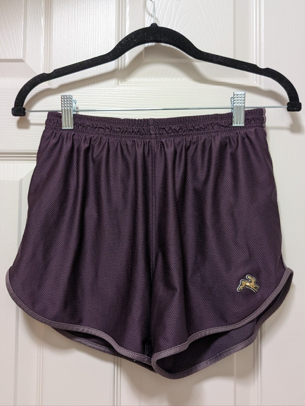 Tracksmith Relay Shorts size small S Dark Purple Mesh Running